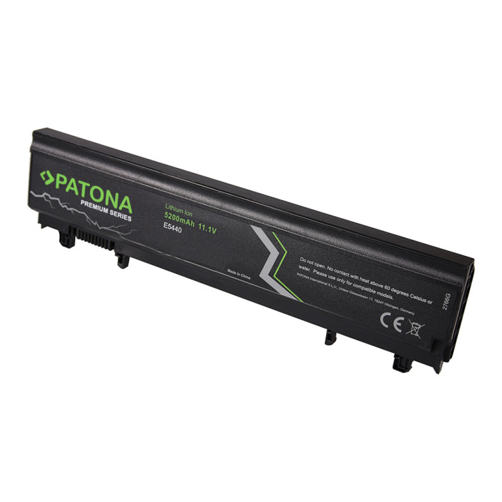 Patona PT2766 Premium Laptop Battery for Dell Latitude E5440 5200mAh 11.1V Li-Ion