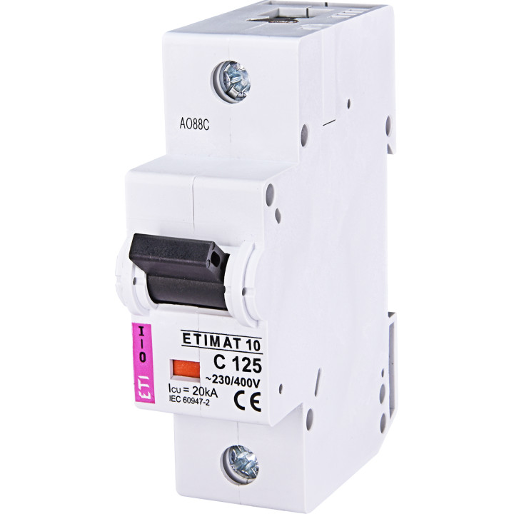 ETI ETIMAT 10 MCB 1P Curve C 125 A