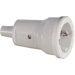 ABL SCHUKO 2P+E 16A mini, balts