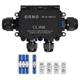 Orno клеммная коробка HD IP68, 0.75-4.0mm2, T-тип