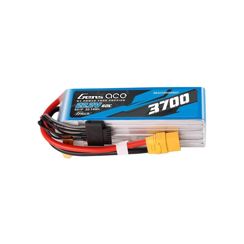 Akumulators Lipo Gens Ace G-Tech 3700mAh 22.2V 60C 6S1P XT90
