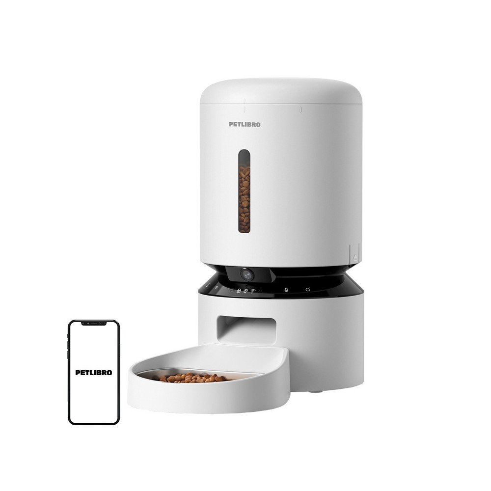 Petlibro klets baribas dozators ar kameru, 5L (balts)