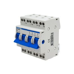 SFT102463 changeover switch 4P, 1-0-2, 63A