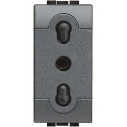 Lizdas 2P+T 10/16A 250 Vac – ekranuoti tulpiniai kontaktai