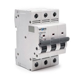 VXM3C125 Modular circuit breaker 6kA 3P C 125A