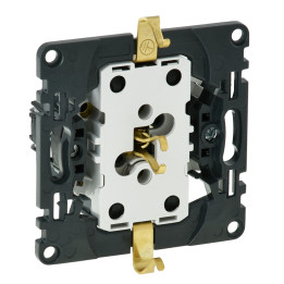 2 x 2P+E socket with shutters Valena InMatic - German standard - 16 A - 250 V