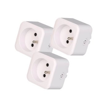 Immax NEO LITE 3x Smart indoor socket v3 with pin, type E, Zigbee