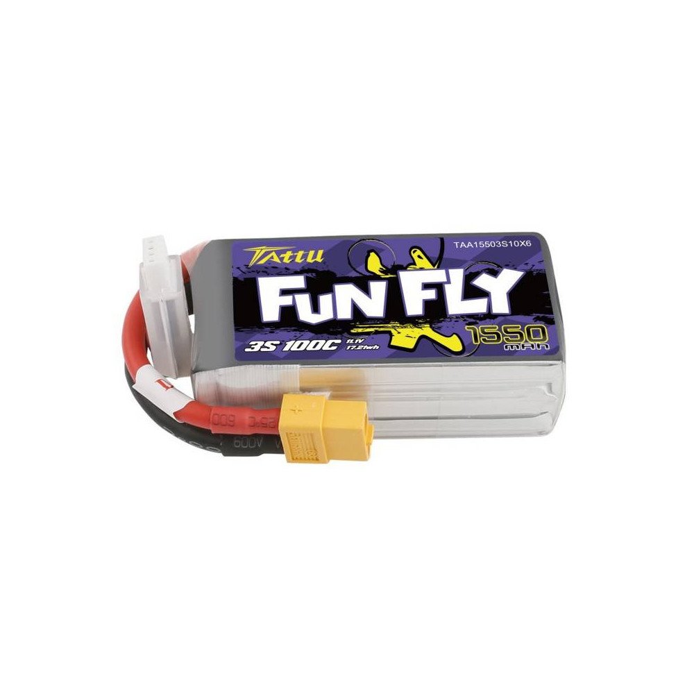 Baterija Tattu Funfly 1550mAh 11,1V 100C 3S1P