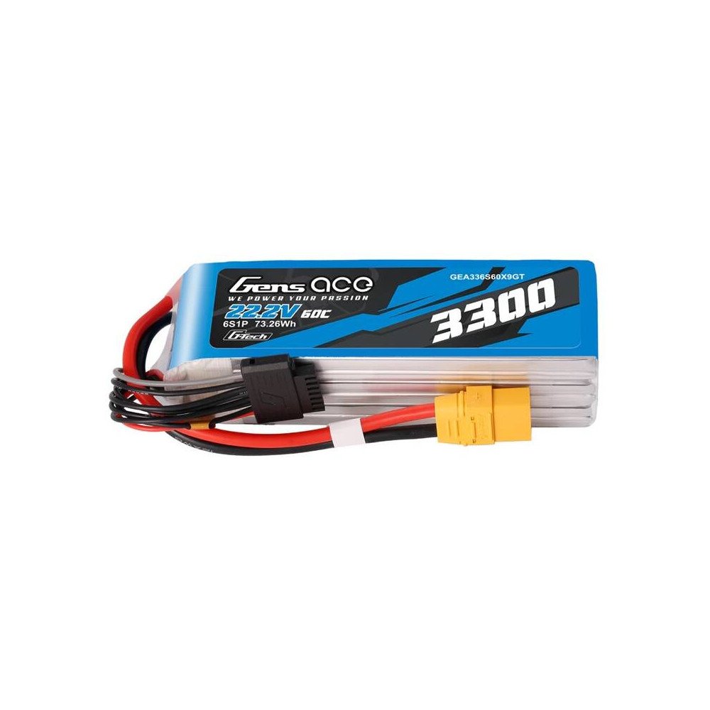 Akumuliatorius Lipo Gens Ace G-Tech 3300mAh 22.2V 60C 6S1P XT90