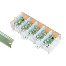 Клеммный блок LZ на DIN рейку с крышкой 5x35/5x16 IP20 500V 125A