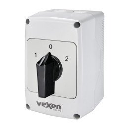 PNGRS3253 changeover cam switch 1-0-2 3P 32A IP65
