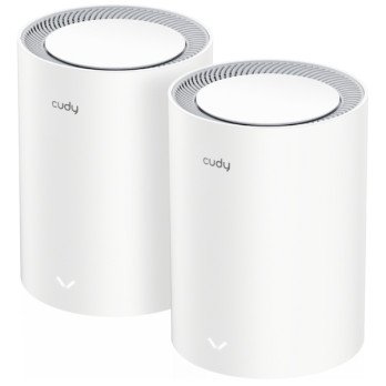WHOLE HOME WI-FI SYSTEM MESH M3000(2-PACK) V2.0 Wi-Fi 6 2.4 GHz, 5 GHz, 574 Mbps + 2402 Mbps CUDY