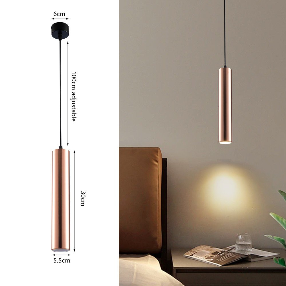 Immax PUNTO-Z1 pendant spotlight black GU10, copper