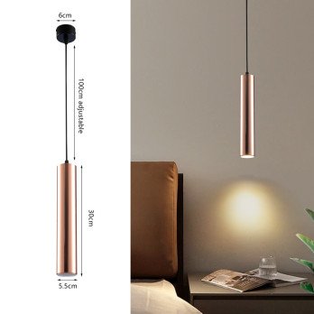 Immax PUNTO-Z1 pendant spotlight black GU10, copper