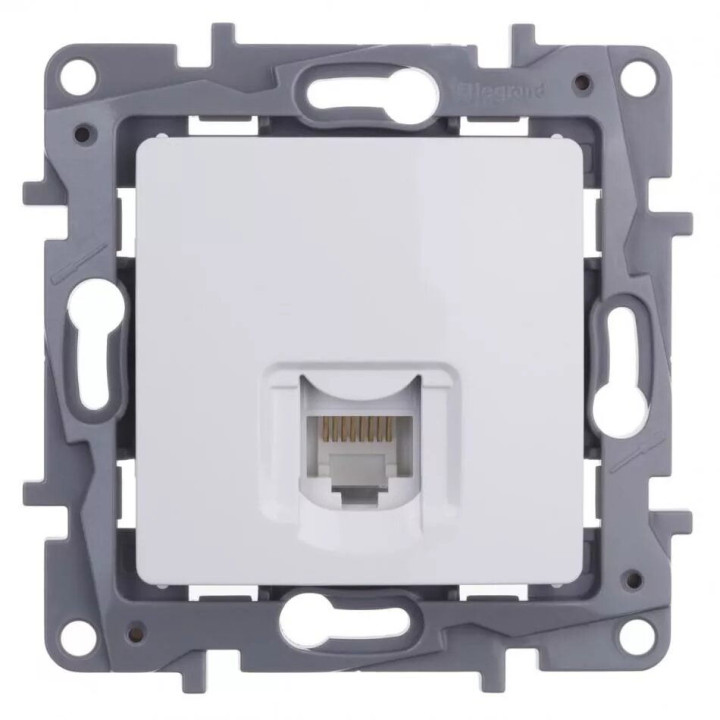 Legrand Niloe RJ45 Cat5 UTP rozete balta