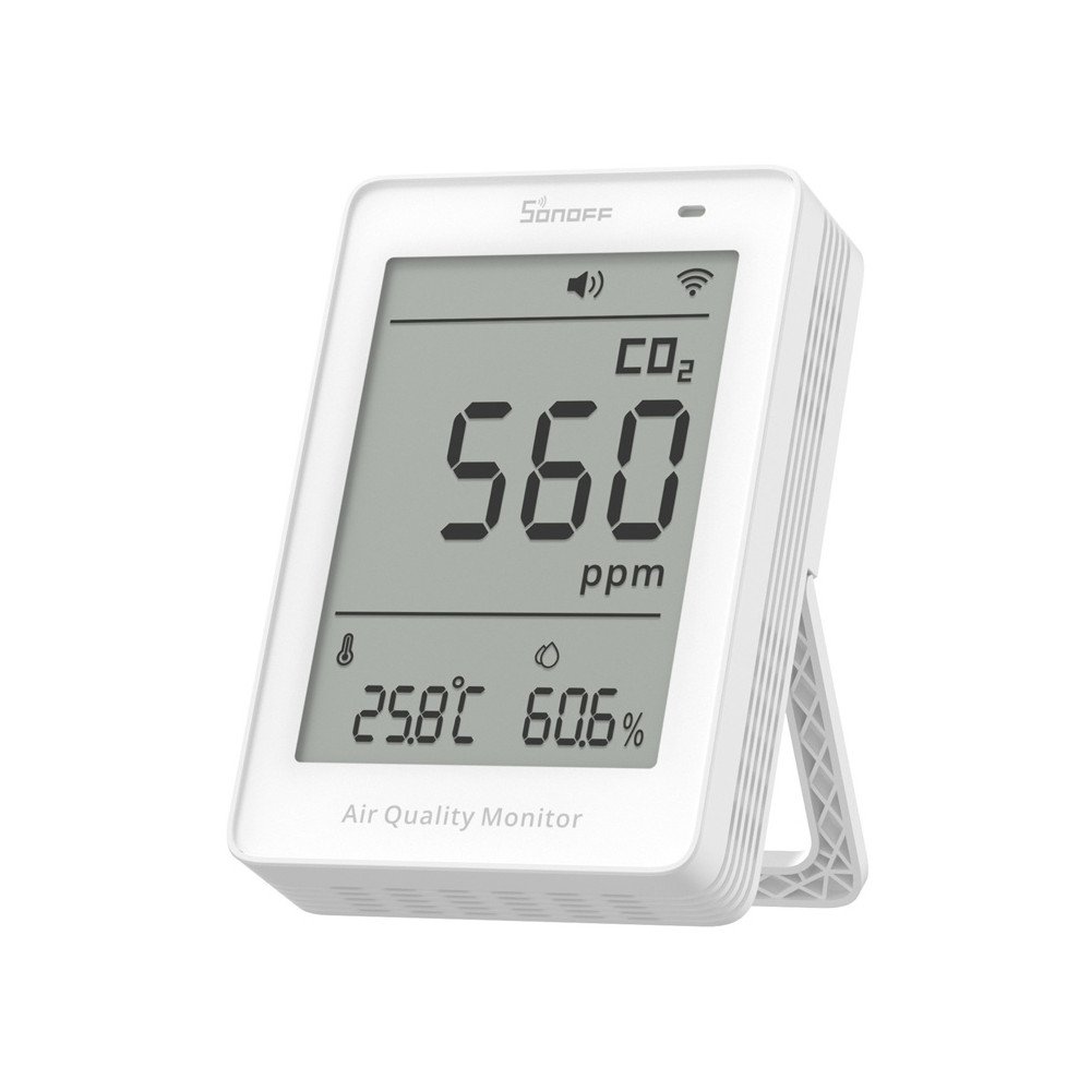 Sonoff AirGuard CO2 SAWF-08P WiFi LCD ohukvaliteedi mootur