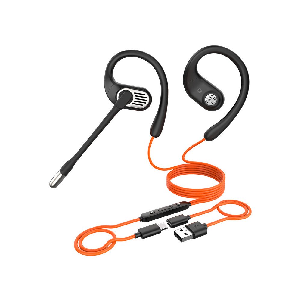 OpenRock Link 10 langalliset in-ear kuulokkeet (musta)