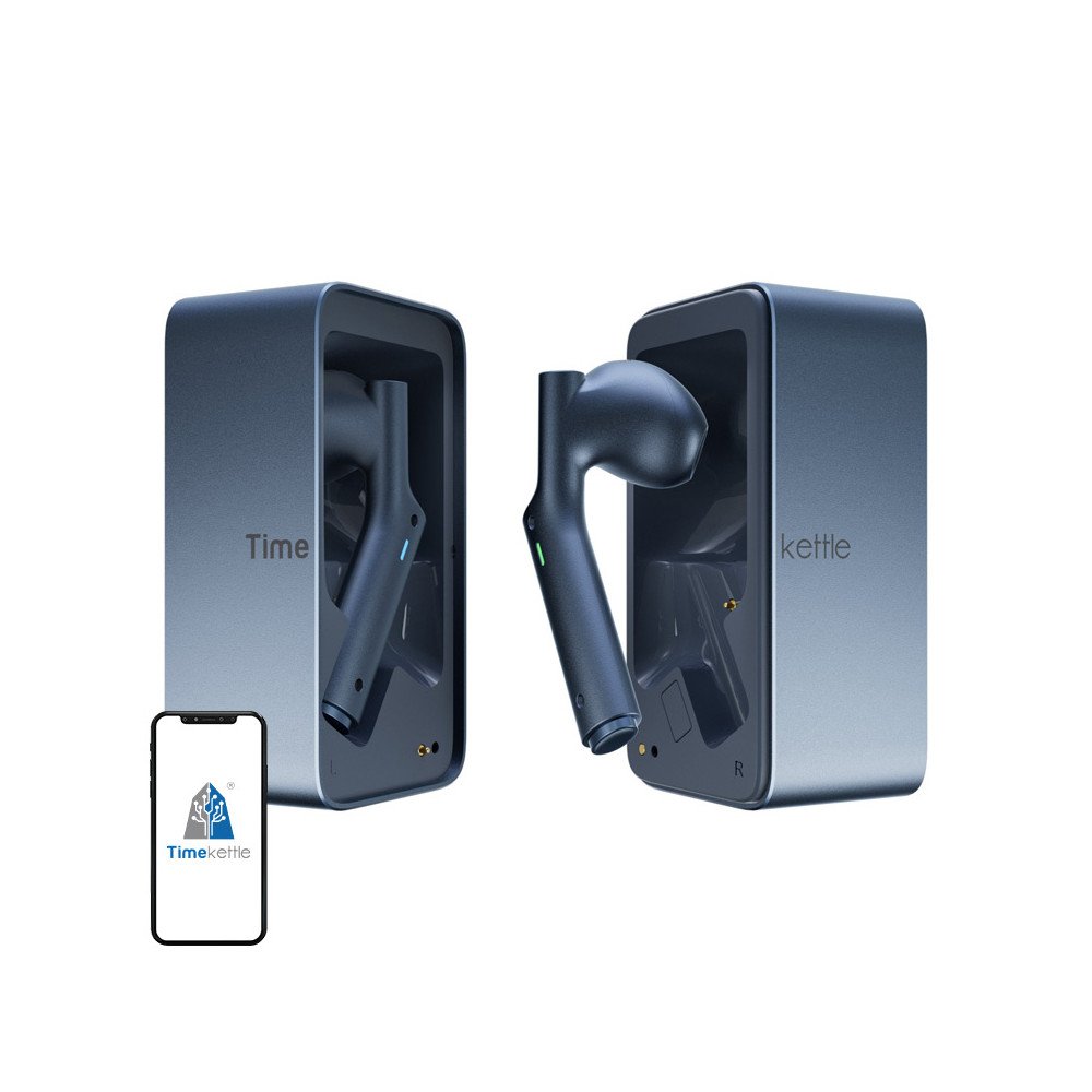 TIMEKETTLE W4 Translation Earbuds (Blue)