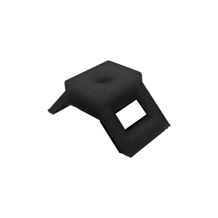 TMB-4 Juhtmesideme kinnitus - must 30x15mm (100 tk. pakis)