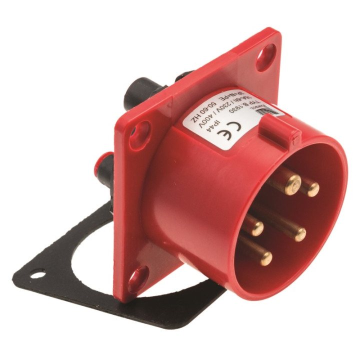Virtapistokkeen huuhtelu 3P+N+E 16A IP44