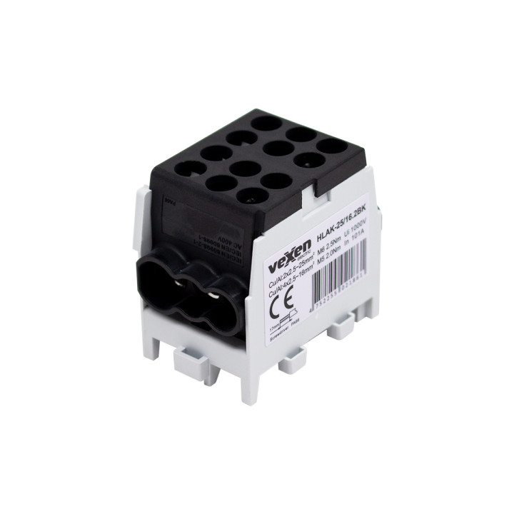 HLAK klemm Al/CU 2x25-4x16mm - must