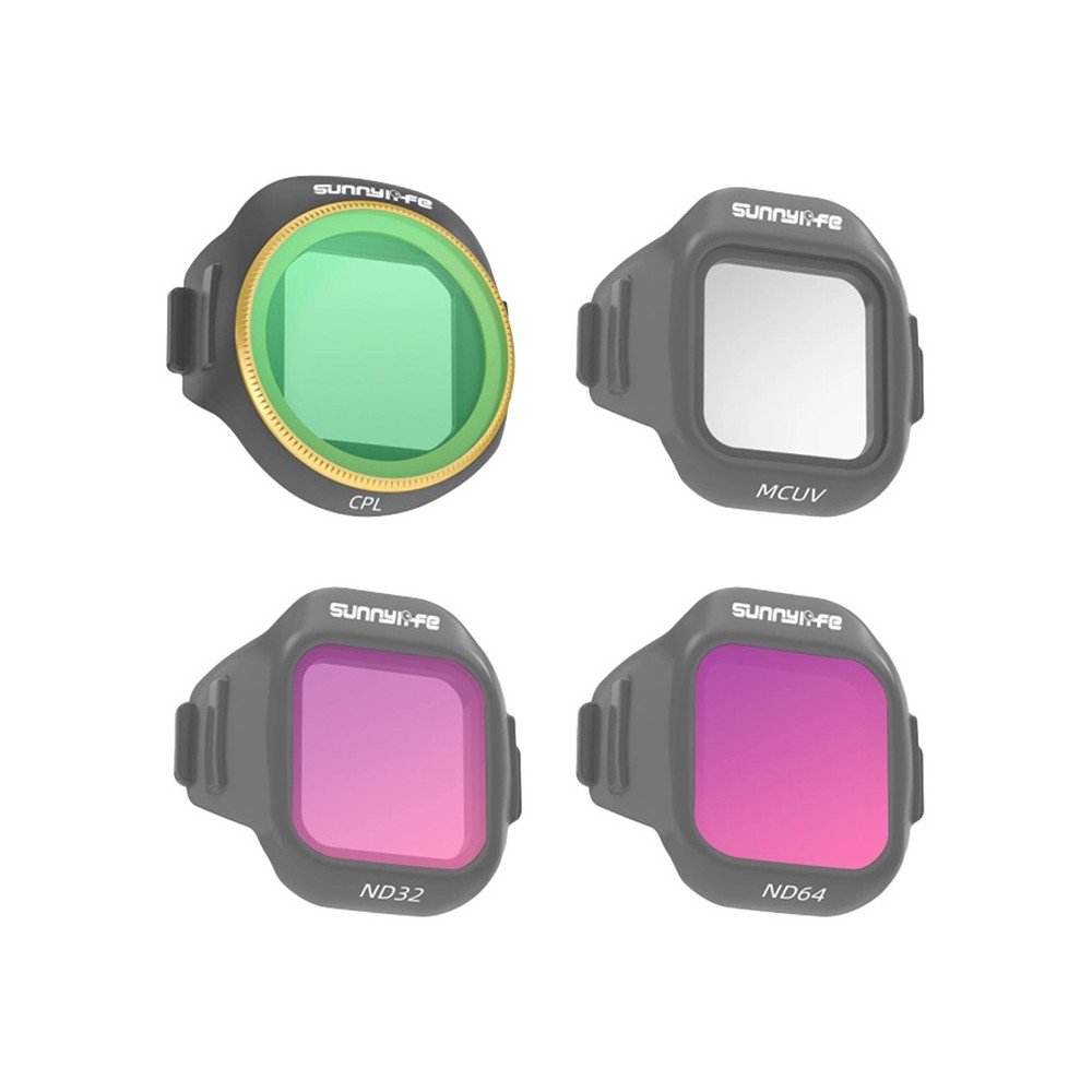 4 kpl Sunnylife MCUV + CPL + ND32 + ND64 suodattimia MINI 5 Prolle