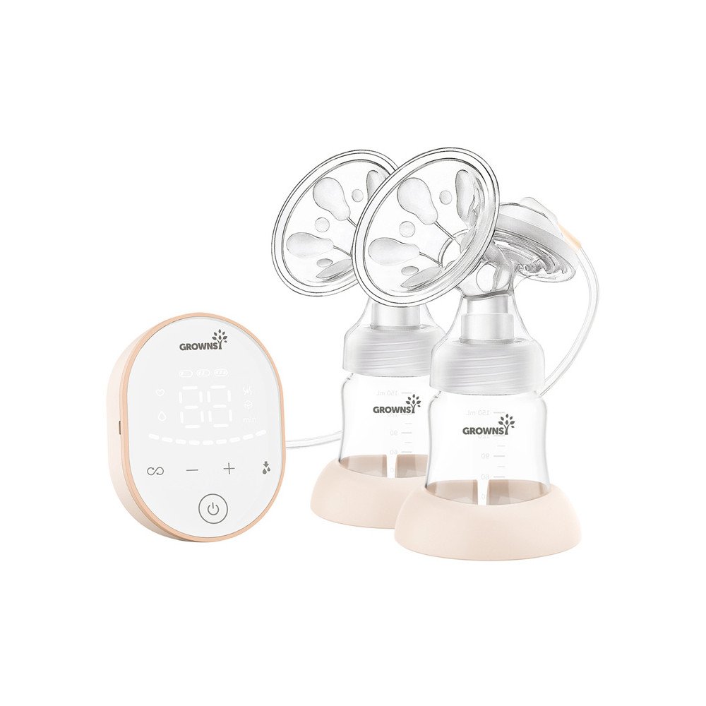 Grownsy double breast pump (pink)