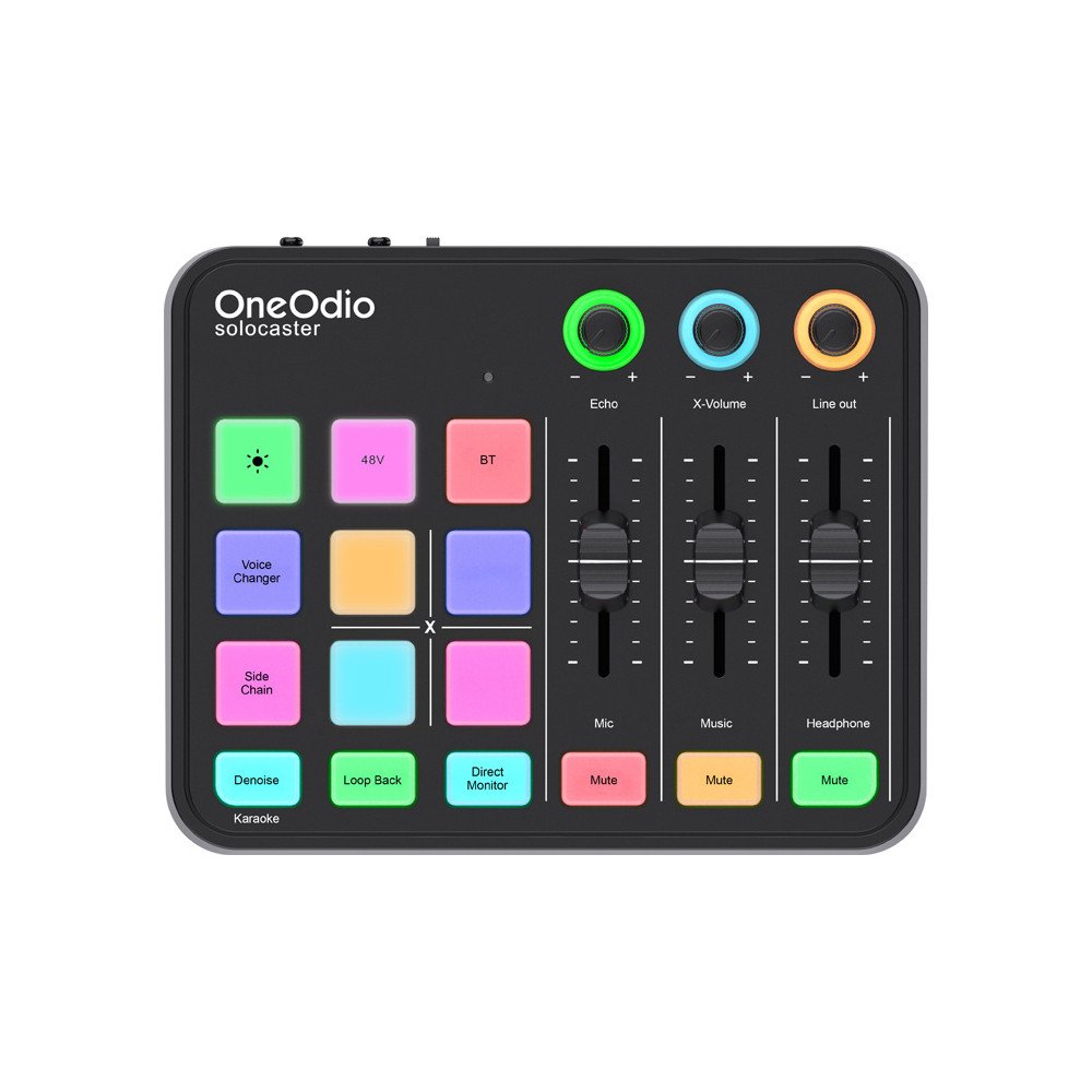 OneOdio Solocaster audio mikseris un skanas karte