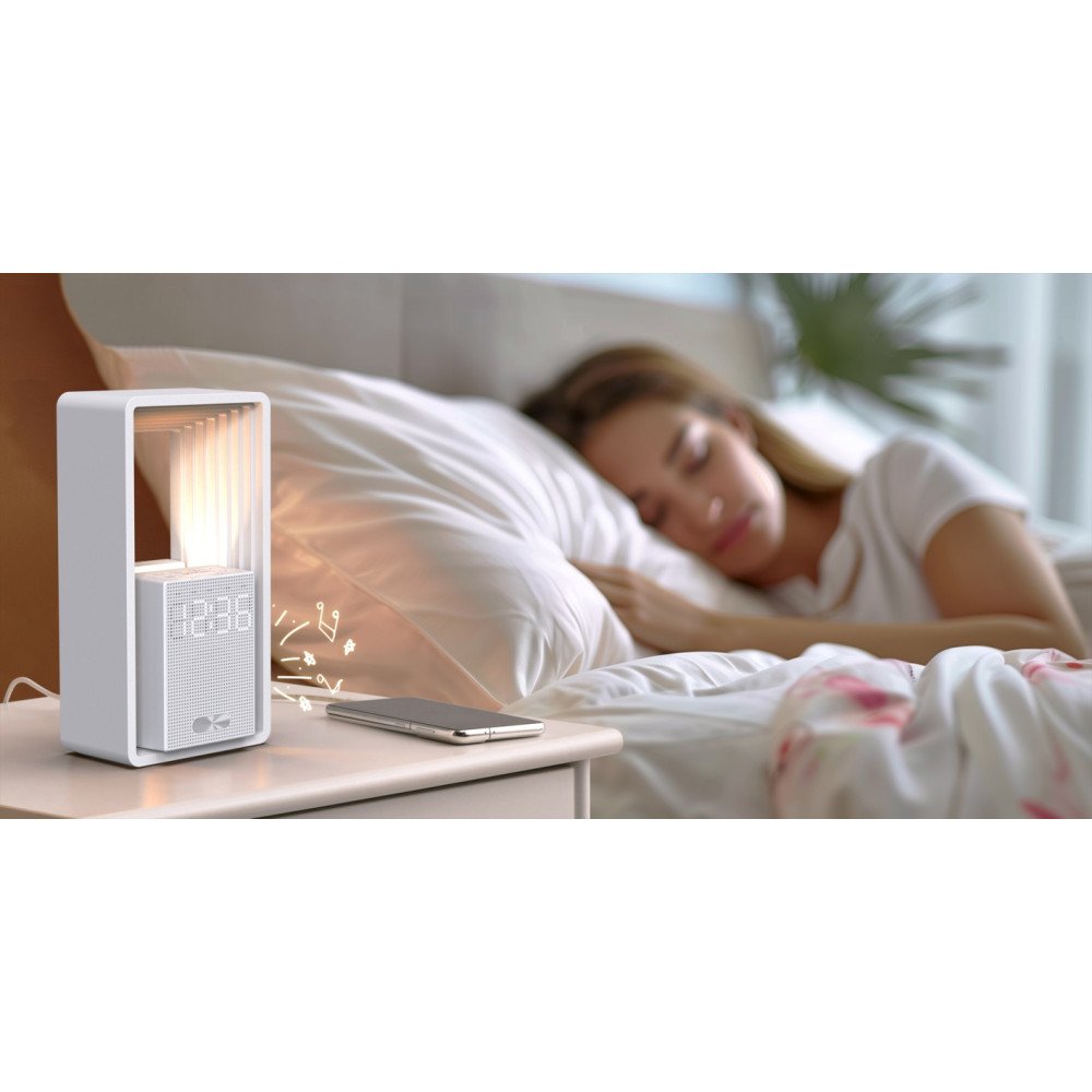 Immax CALM LED zadintuvas su atpalaiduojanciais garsais