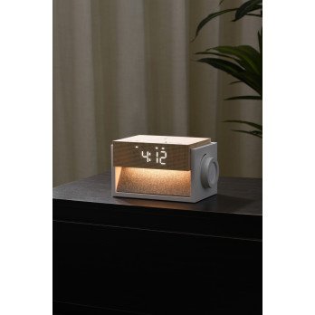 IMMAX DECENT LED alarm clock with wireless charging and white noise