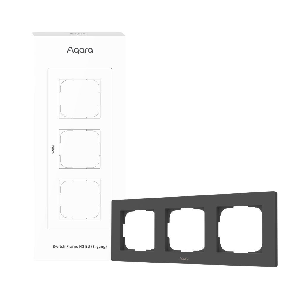 Aqara H2 EU Switch Frame (kolmekordne / 3-osaline), hall