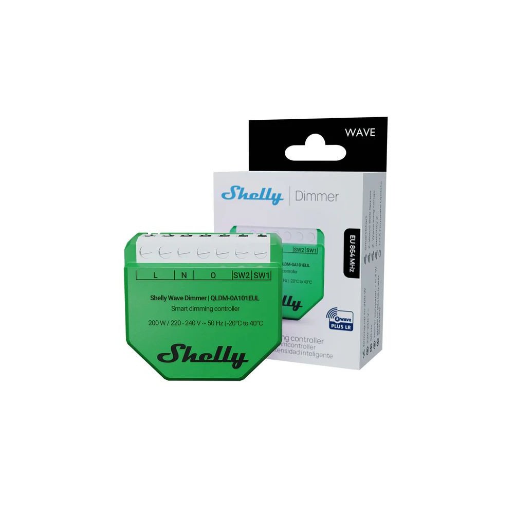 Shelly Wave Dimmer module, Z-Wave EU Long Range