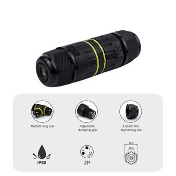 I-shape outdoor IP68 wire connector