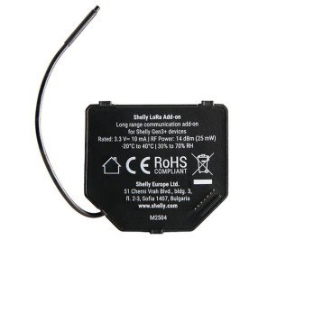 Shelly LoRa Add-on - long range communication add-on module