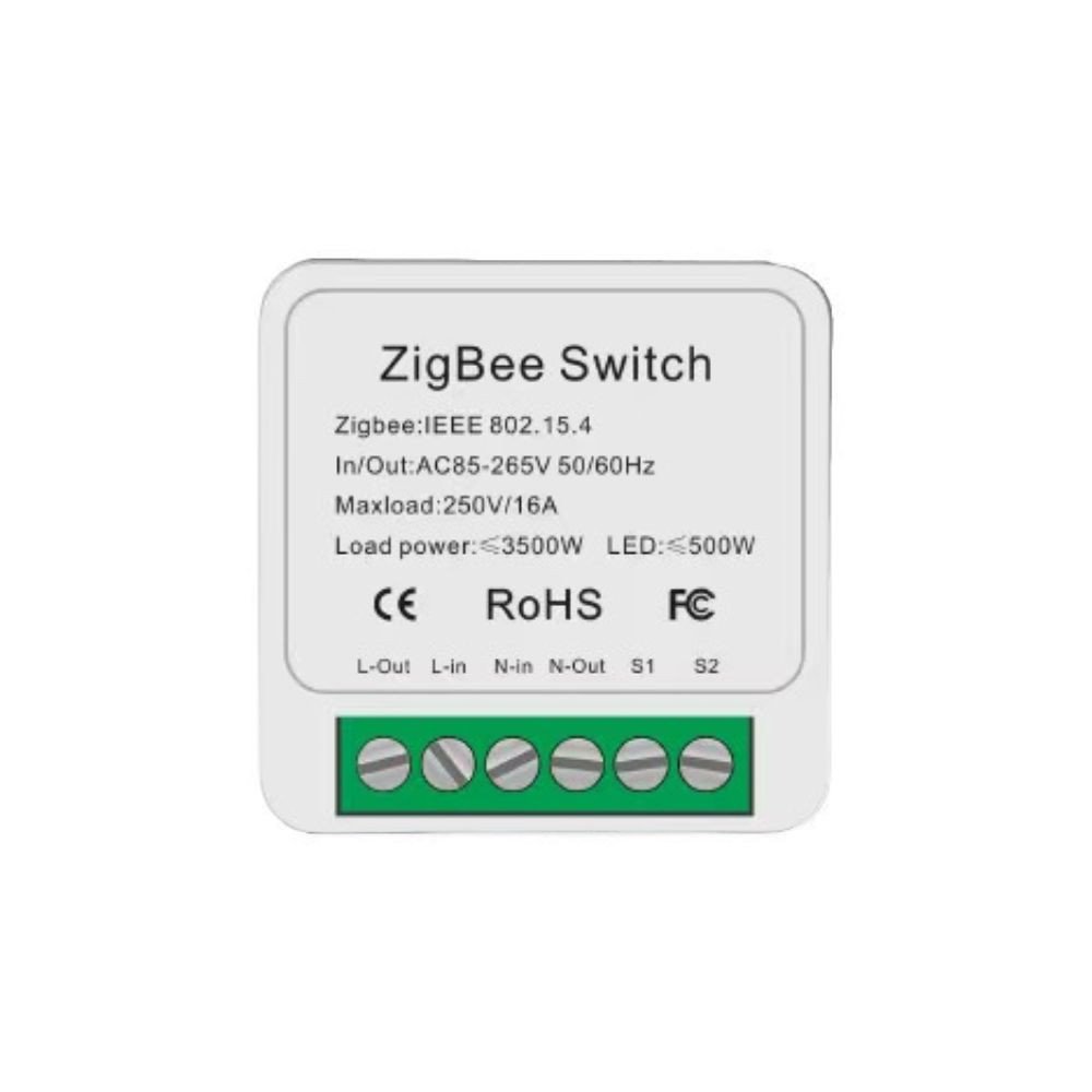 SmartWise Mini ZB (Zigbee 3.0) smart relay module (16A)