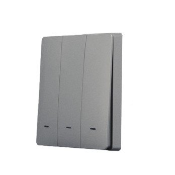SmartWise BEREM3 Bluetooth (eWeLink-Remote) bezvadu sledzis ar 3 pogam, peleks spiedpogas prieksejais panelis