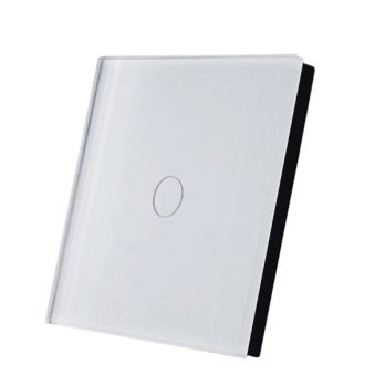 SmartWise TEREM1W Bluetooth (eWeLink-Remote) belaidis jutiklinis jungiklis, baltas, 1 mygtukas