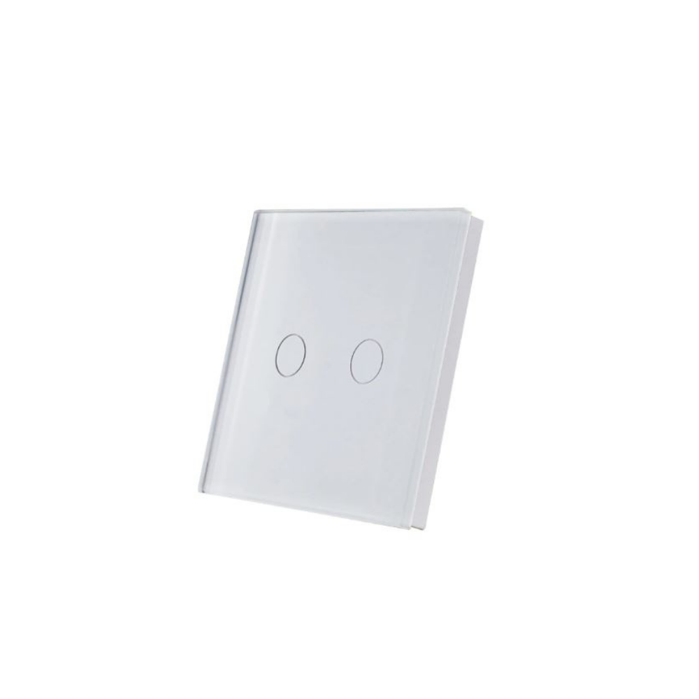 SmartWise TEREM2W Bluetooth (eWeLink-Remote) juhtmevaba puuteluliti, valge, 2 nuppu