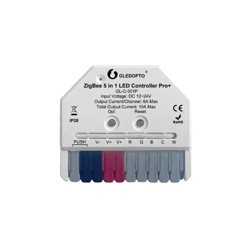 Gledopto GL-C-301P ZigBee Pro+ (Zigbee 3.0 + RF 2,4 ) RGBCCT 5--1