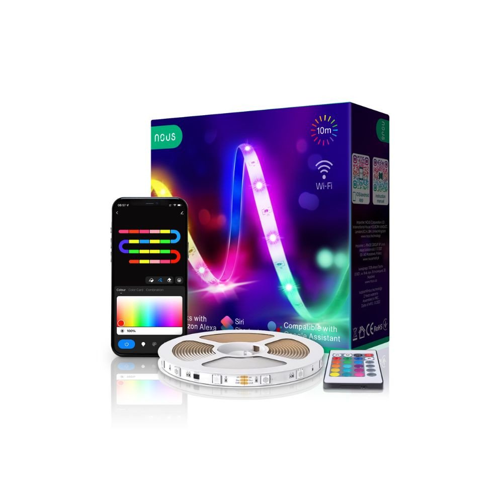 Nous F2 smart Tuya Wi-Fi RGB , 10