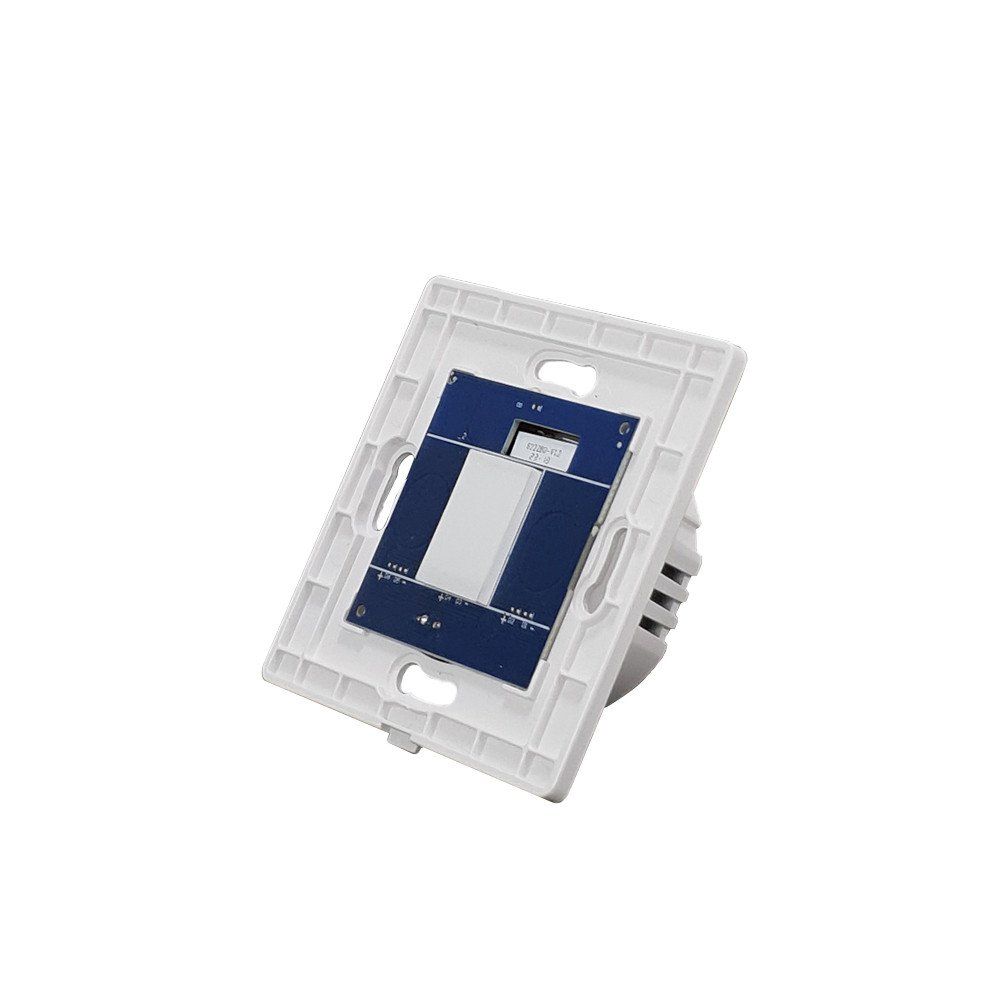 SmartWise T61 UNI Zigbee 3.0 + RF, 1 grupes ismanusis sieninis jungiklis su universaliu laidu ir jutikliniu jungikliu, BE PRIEKI