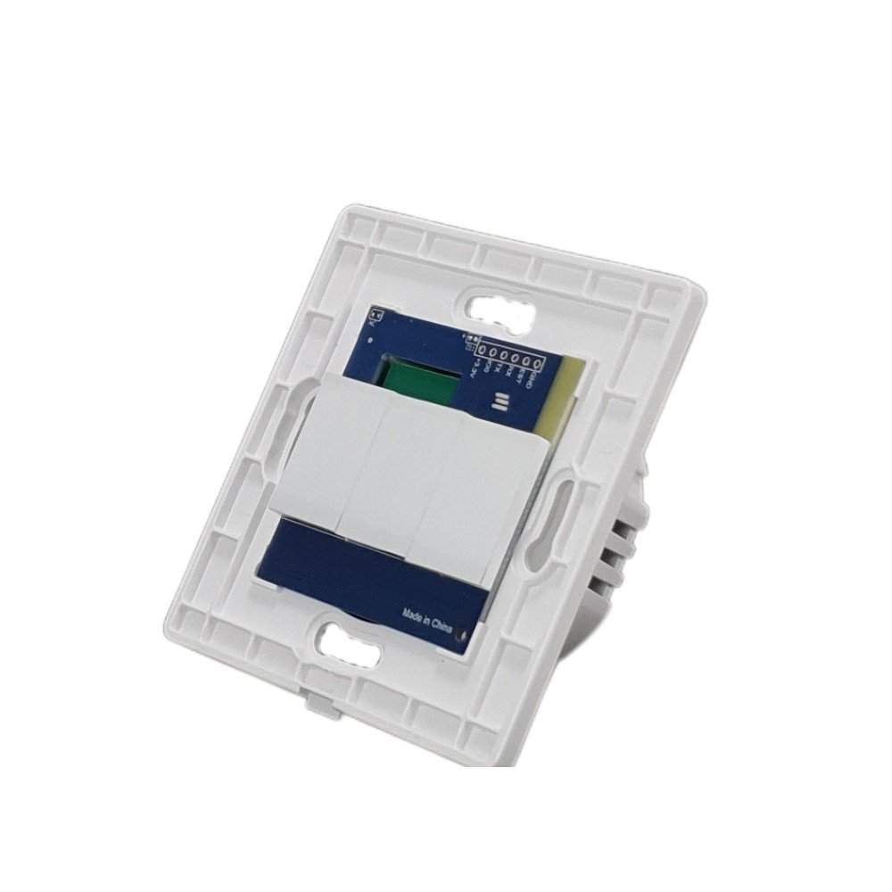 SmartWise T63 UNI Wi-Fi + eWeLink-Remote, 3 daliu ismanusis sieninis jungiklis su universaliu laidu ir jutikliniu jungikliu, BE 