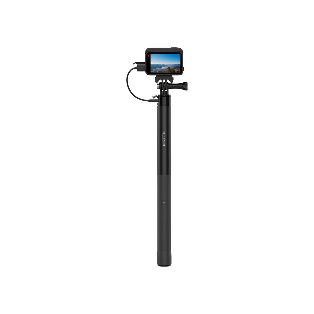 Selfie-stick with Telesin powerbank for sports cameras / smartphones S1-CSS-05