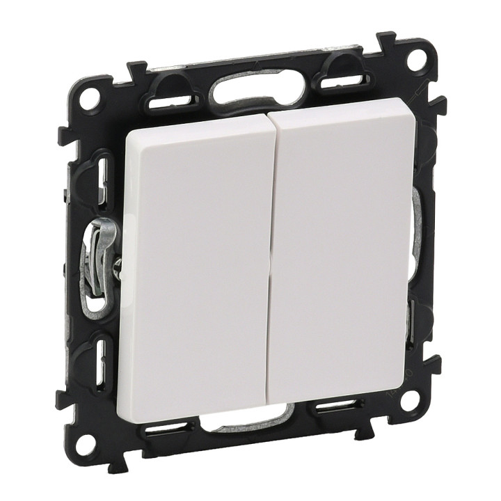 2-GANG 2 WAY SWITCH WHITE VALENA LIFE