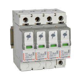 SPD - protection of main distribution board - T1+T2 - limp 12.5 kA/pole - 4P