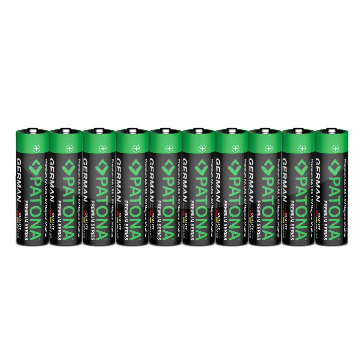 Patona PT4222 Alkaline AA/LR06 Battery 1.5V - 10 Pack Premium
