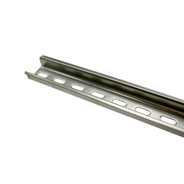 DR1501000 DIN montavimo bėgelis/perforuotas TH35X15 - 1m