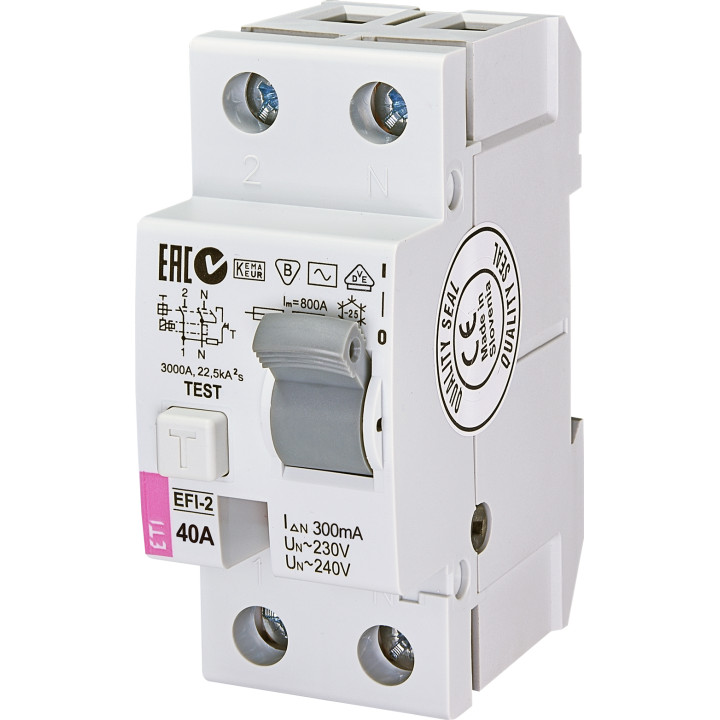 RCCB, * EFI-2 AC 40/0.3