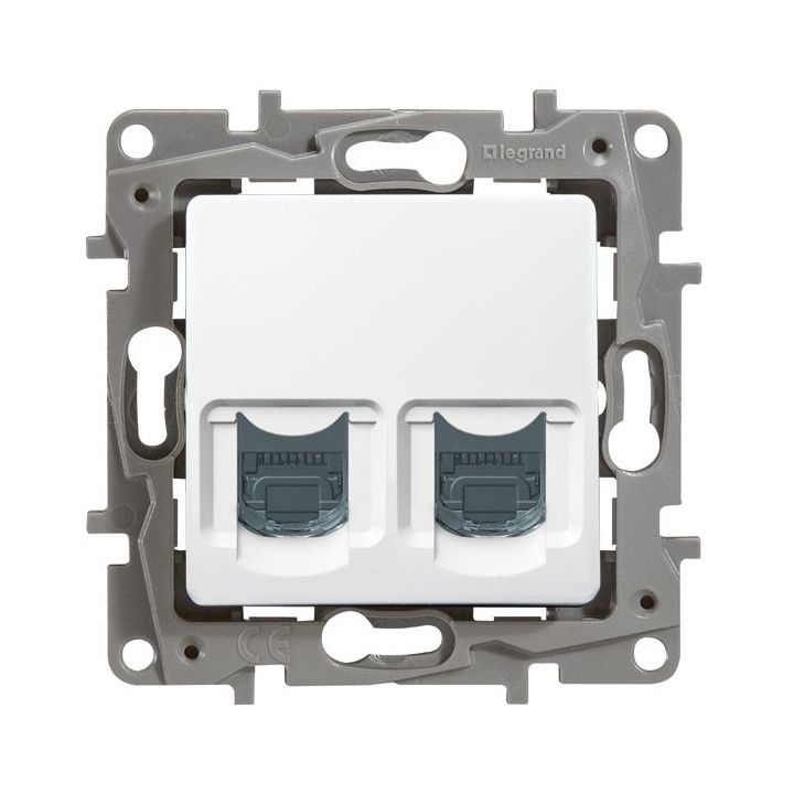 Legrand Niloe dubultā rozete RJ45 Cat6 UTP