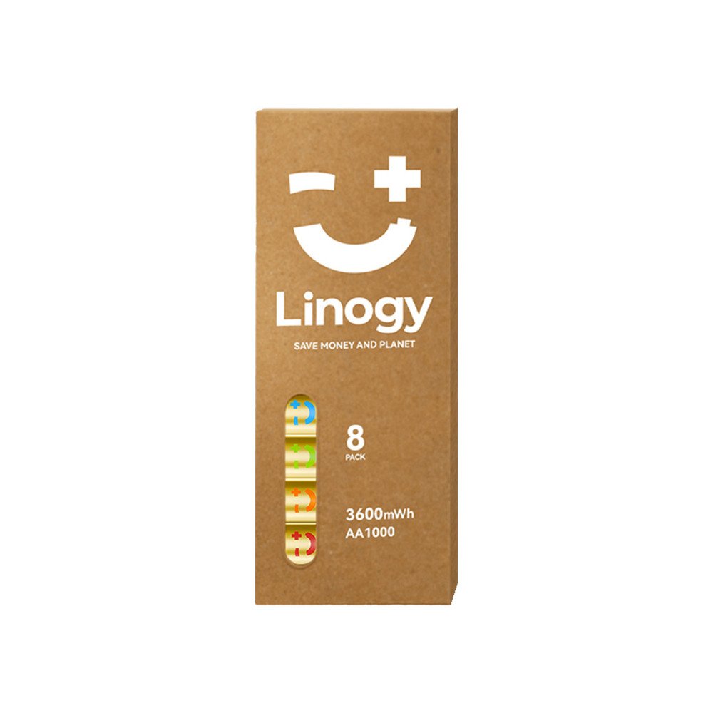 LINOGY AA Li-ion Pro -akkusarja - 8 kpl